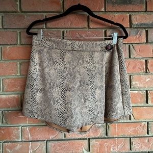 Snakeskin Skort